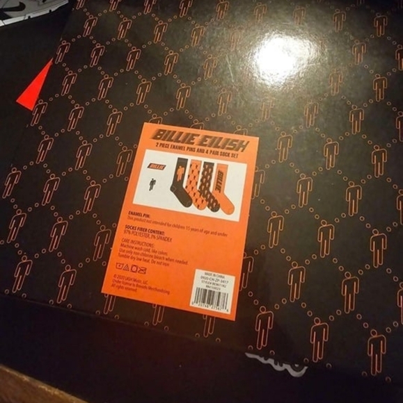 Billie Eillish socks and pins bundle - Picture 3 of 5